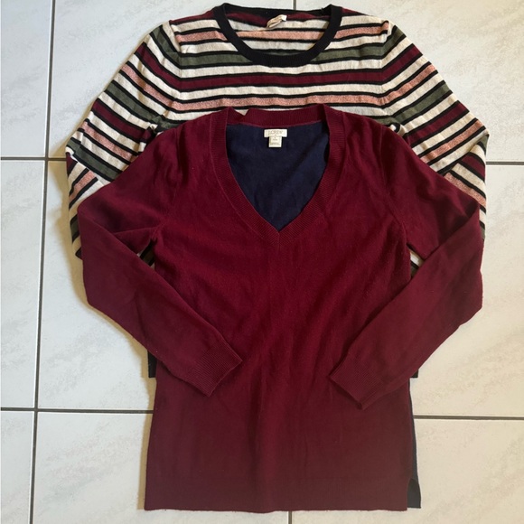J.Crew wool blend Sweaters. Set of 2. Sweater. Pullover. Size: Small - Picture 1 of 11